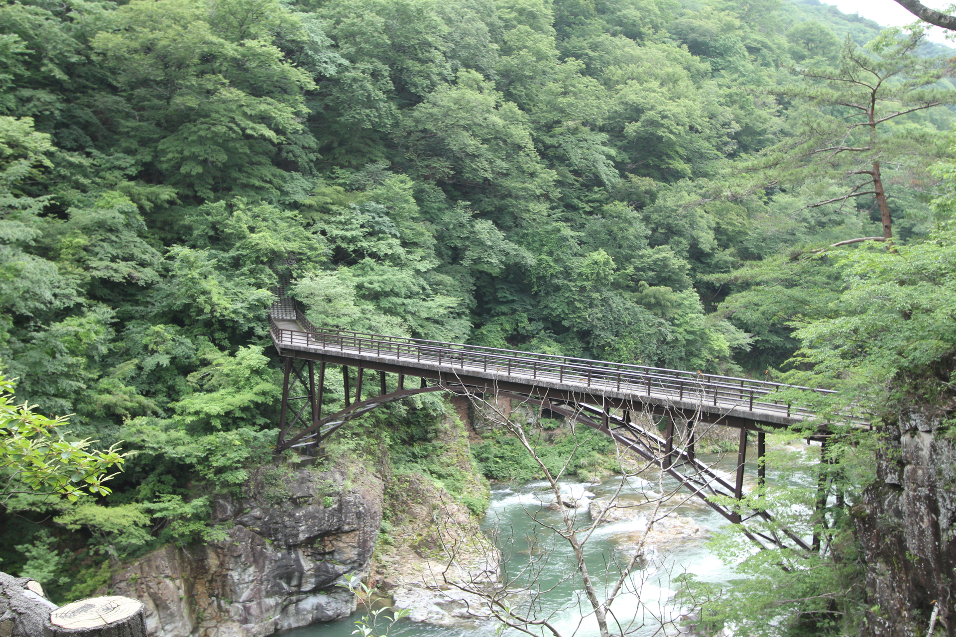 龍王峡の虹見橋